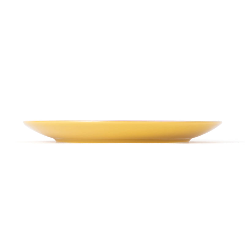 CHINOISERIE PLATE  YELLOW