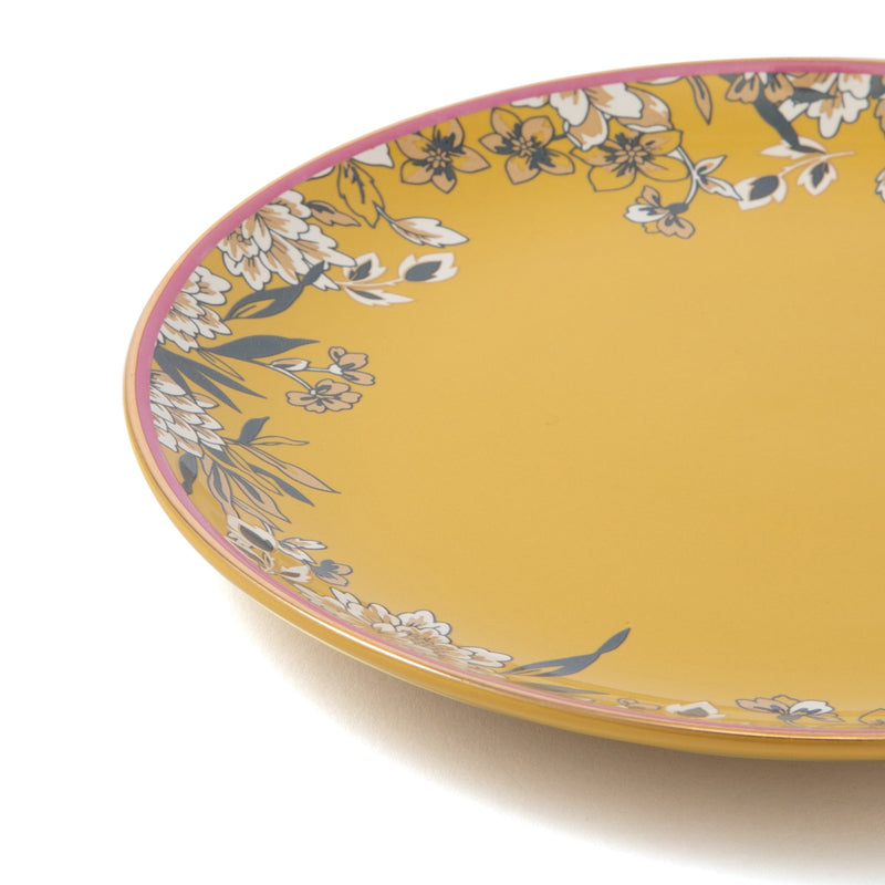 CHINOISERIE PLATE  YELLOW