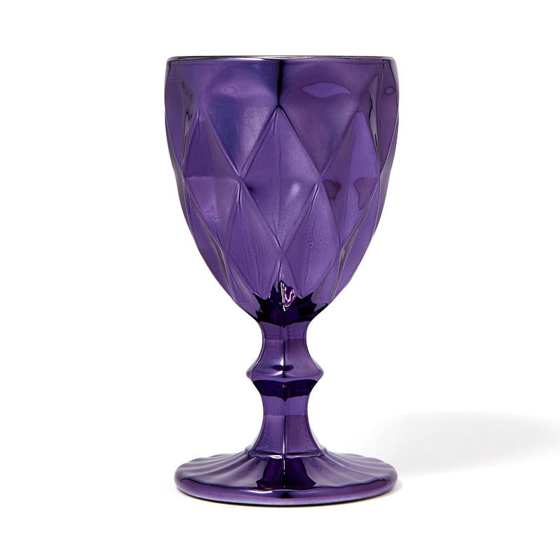 DIAMOND GOBLET  PURPLE