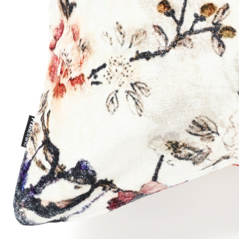 VELVET FLOWER CUSHION COVER 450 x 450 MULTI