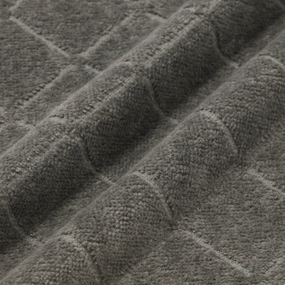 QUILTSCALLOPS HANDKERCHIEF TOWEL  GRAY