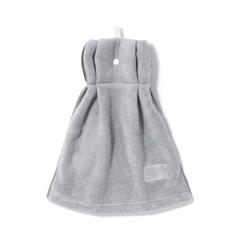 SNAP TOWEL PLAIN  GRAY