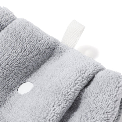 SNAP TOWEL PLAIN  GRAY