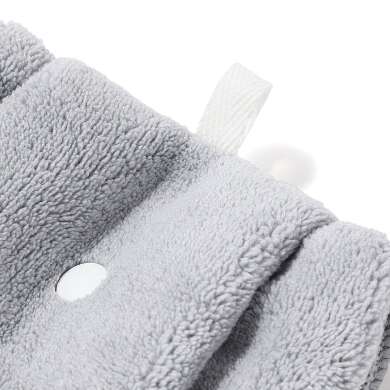 SNAP TOWEL PLAIN  GRAY