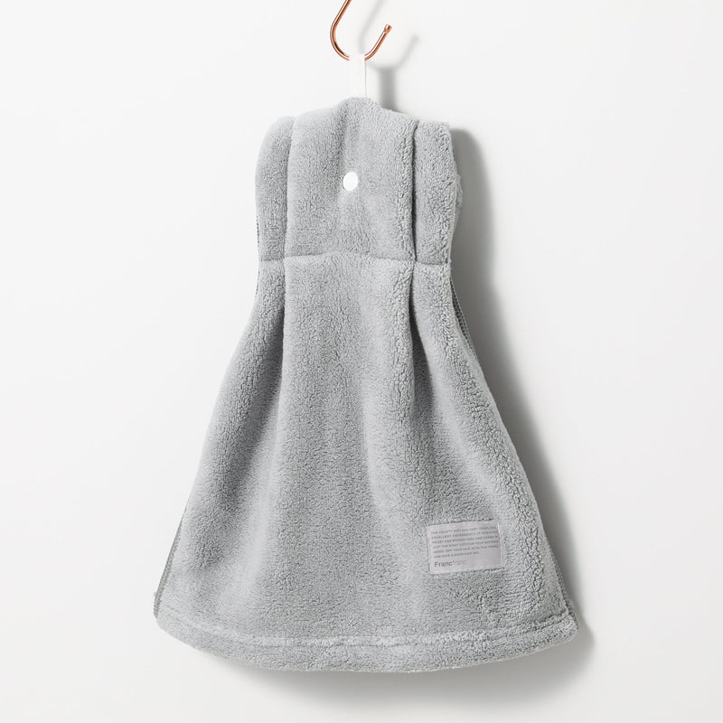 SNAP TOWEL PLAIN  GRAY