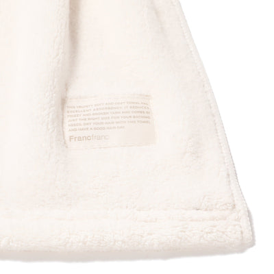 SNAP TOWEL PLAIN  IVORY