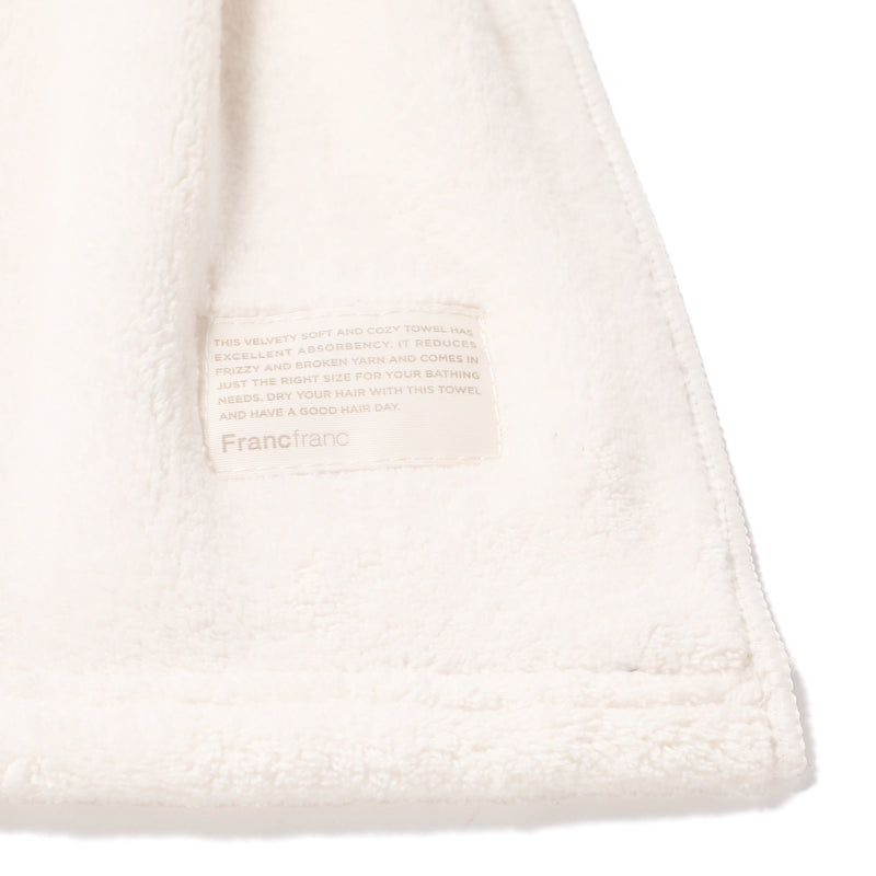 SNAP TOWEL PLAIN  IVORY