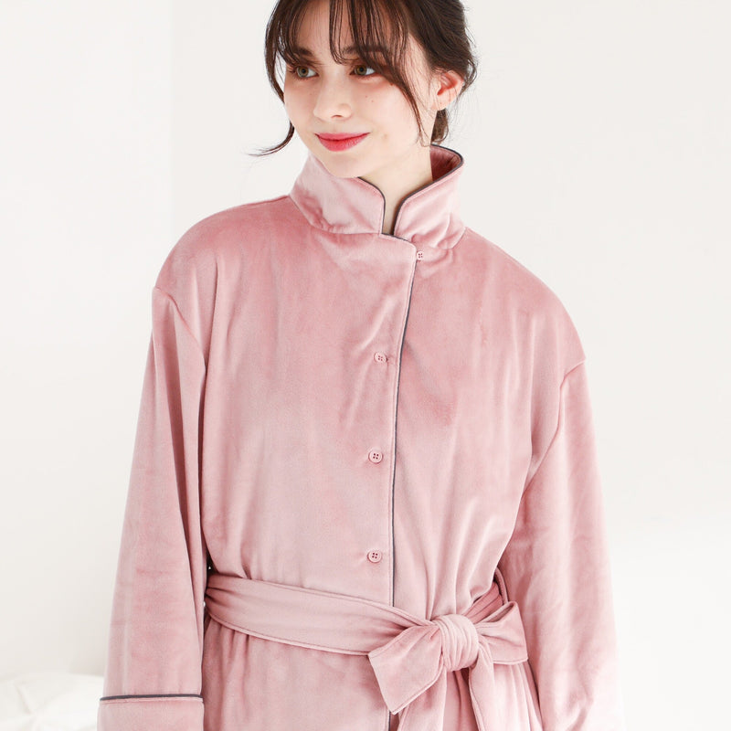 STRETCH VELOUR PAJAMA  PINK