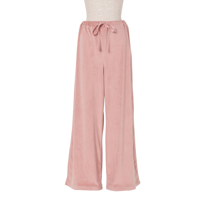 STRETCH VELOUR PAJAMA  PINK