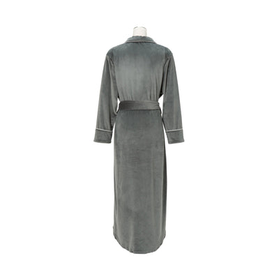 STRETCH VELOUR ONE PIECE  DARK GRAY
