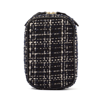 TWEED STAND POUCH  BLACK