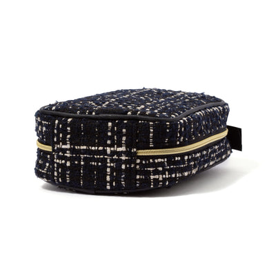 TWEED STAND POUCH  BLACK