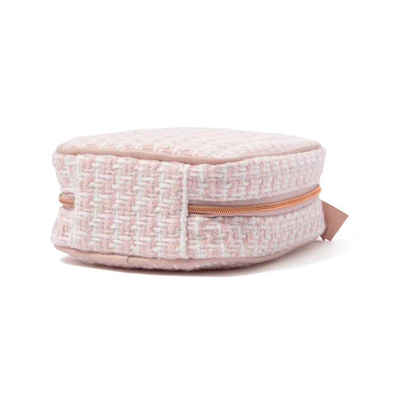 TWEED STAND POUCH  PINK