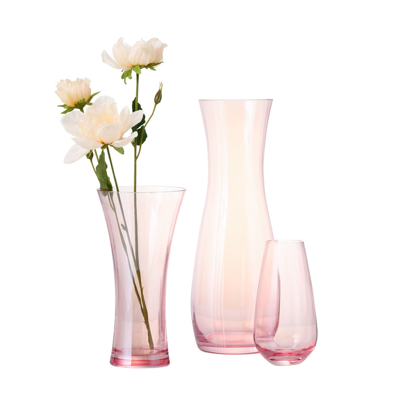 LUSTER FLOWER VASE LARGE PINK
