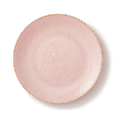 美濃燒 彩系列 餐盤 中號 淺粉紅色