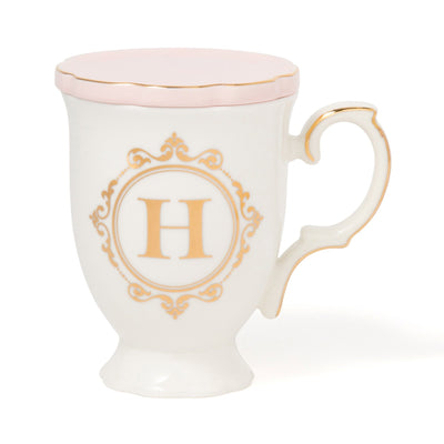 INITIAL優雅H字母馬克杯