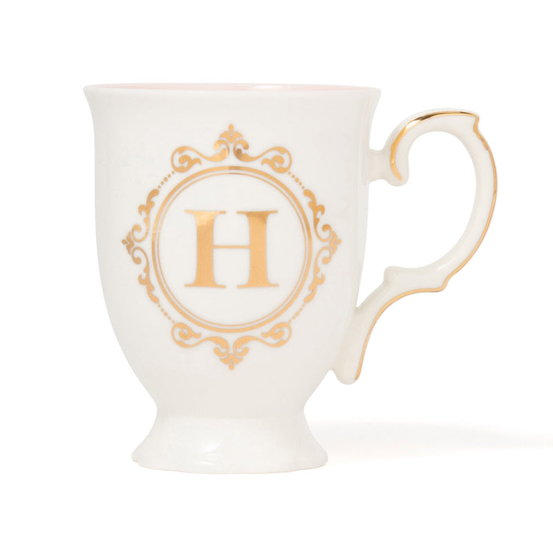 INITIAL優雅H字母馬克杯