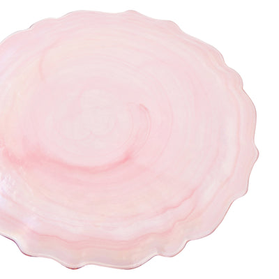 MARBLE 大理石玻璃碟 中號 粉紅色