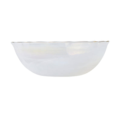 MARBLE 大理石玻璃碗 白色
