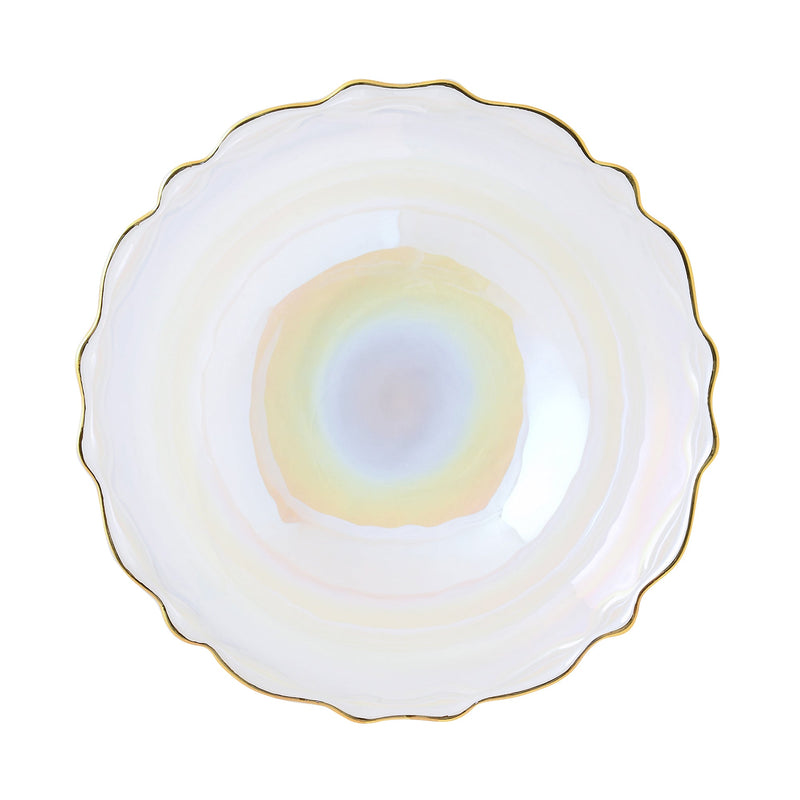 MARBLE 大理石玻璃碗 白色