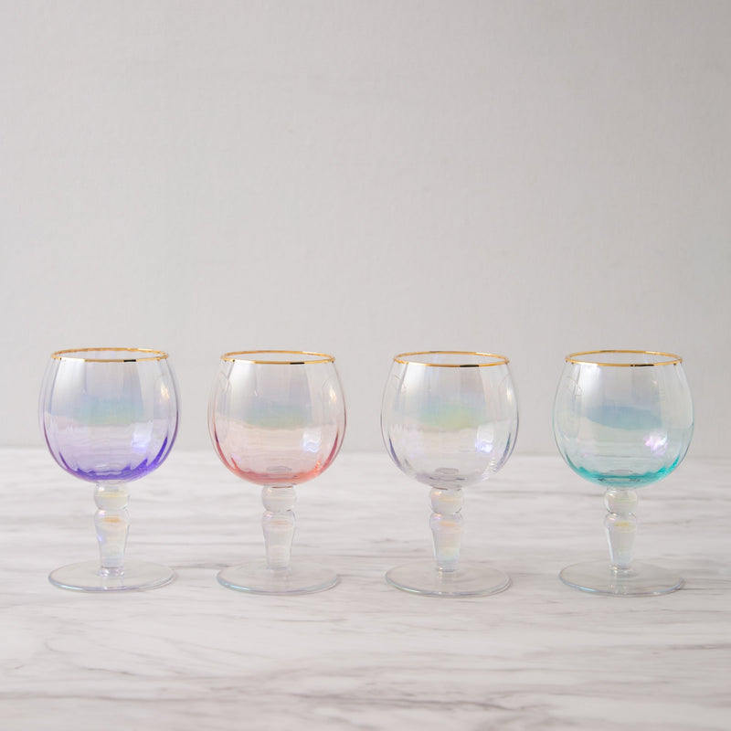 OPAL MOLDED高腳杯粉色