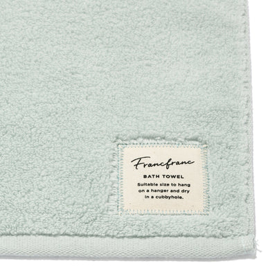 FUWASARA 浴巾 3件裝 綠色