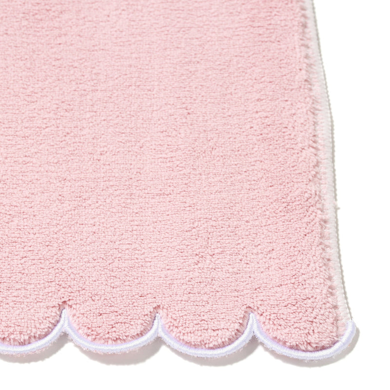 MICROFIBER毛巾扇貝粉紅色