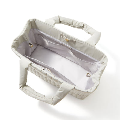 QUILTING TOTE Bag GRAY