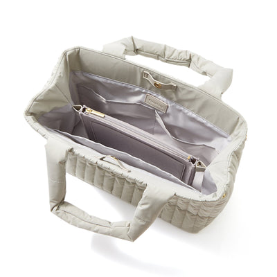 QUILTING TOTE Bag GRAY