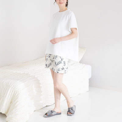 ICETOUCH DOUBLE KNIT PAJAMA  WHITE