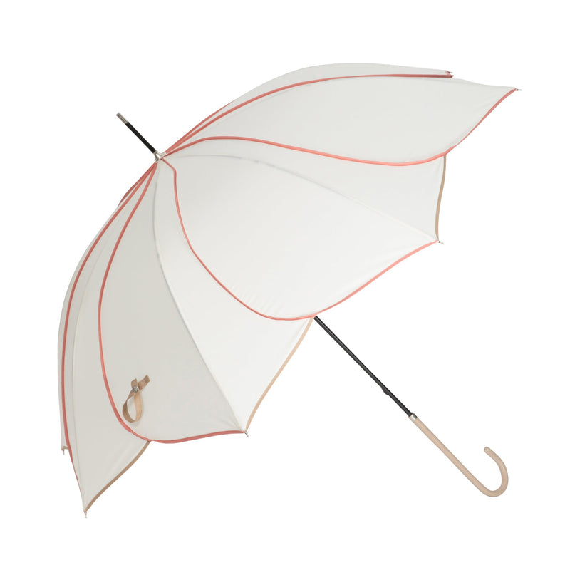 BICOLOR PIPING 雨傘 白色