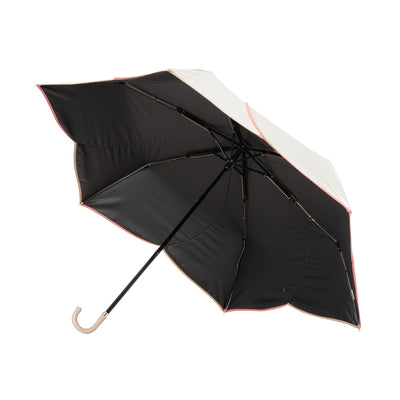 BICOLOR PIPING 迷你雨傘 白色