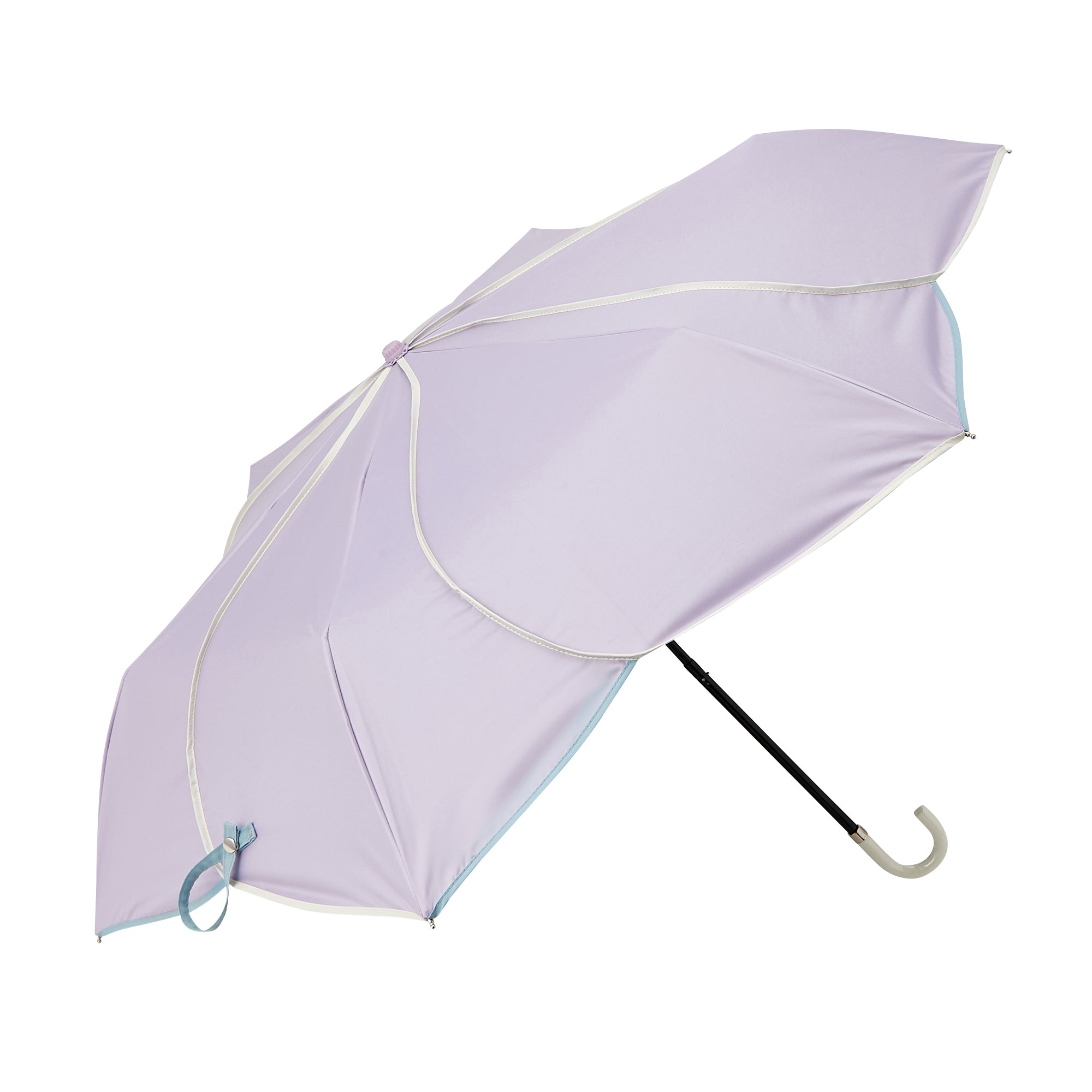BICOLOR 雙色摺疊晴雨傘 47cm 紫色