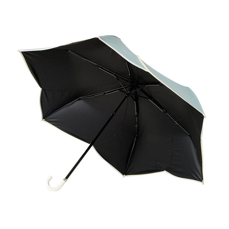BICOLOR 雙色摺疊晴雨傘 47cm 綠色