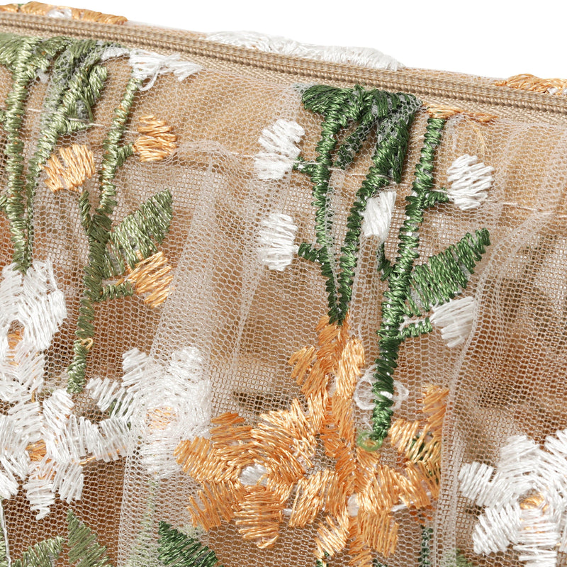 TULLE  WIRE 手袋 棕色