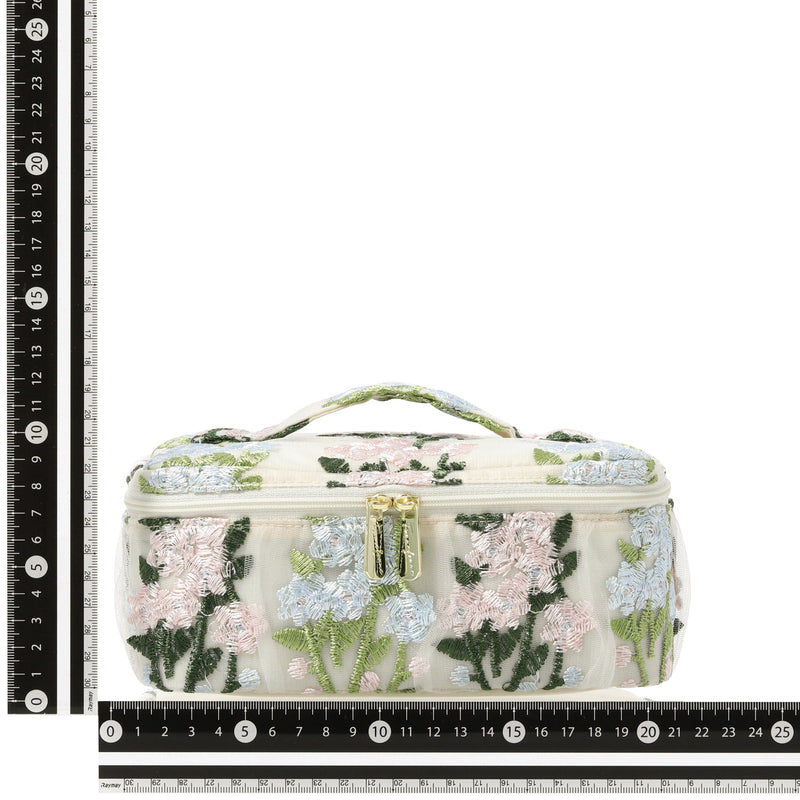TULLE VANITY 手袋 小號 象牙白色