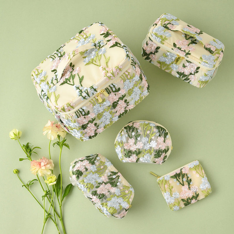 TULLE VANITY 手袋 小號 象牙白色