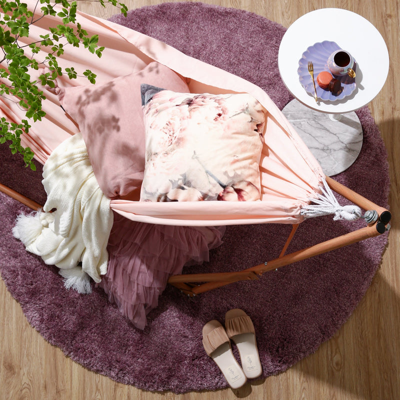LEVENT 3WAY 吊床 粉紅色 x 自然色 (W2300×D730×H910)