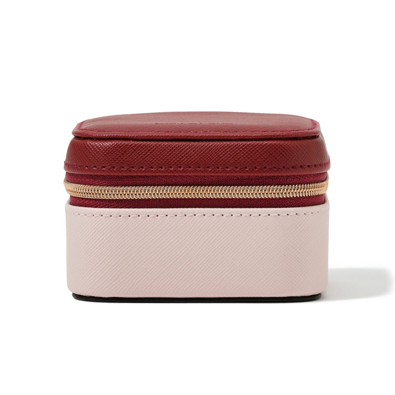 BICOLOR TRAVEL JEWELRY BOX Small Pink