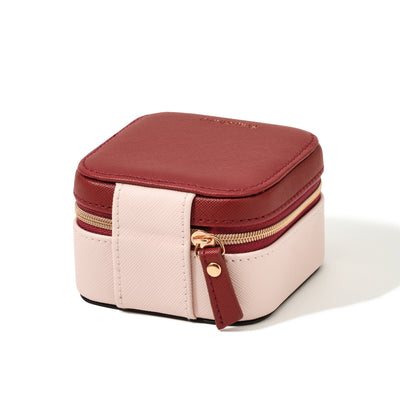 BICOLOR TRAVEL JEWELRY BOX Small Pink