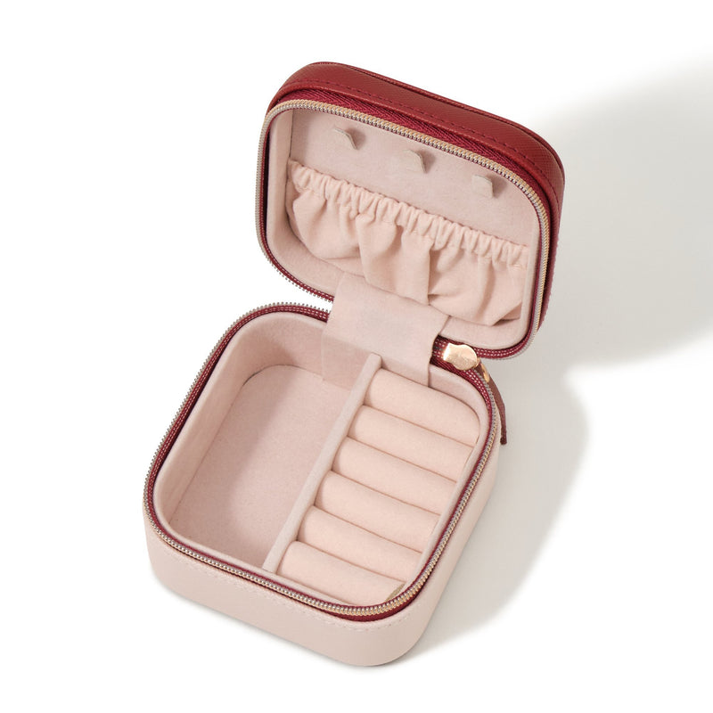 BICOLOR TRAVEL JEWELRY BOX Small Pink