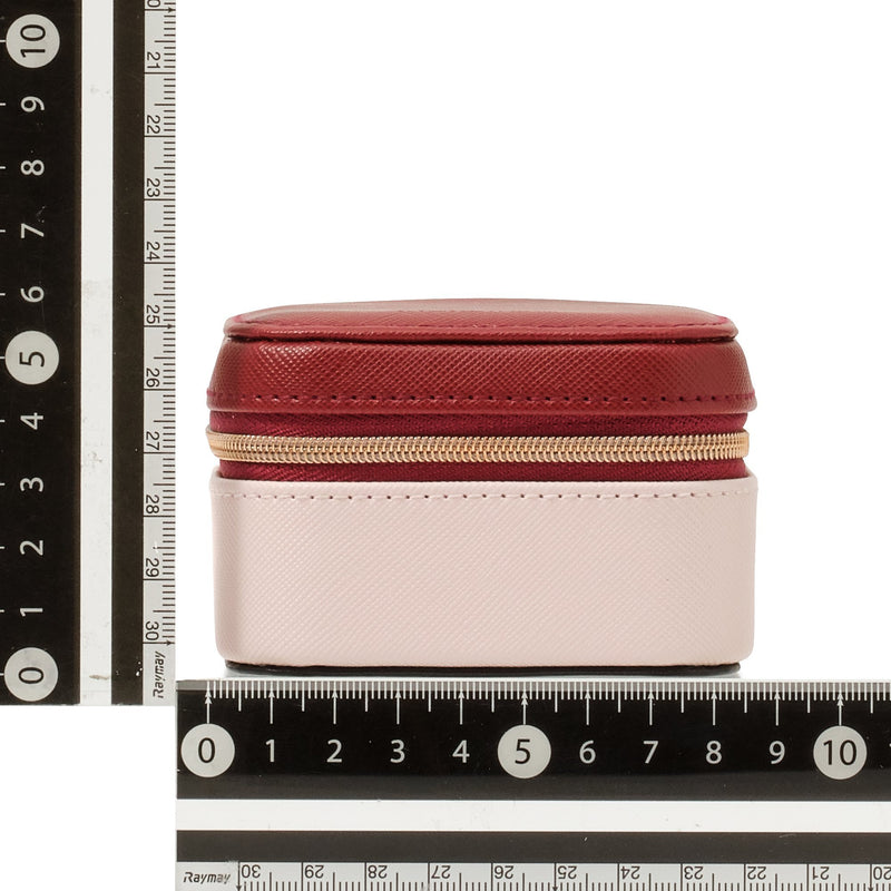BICOLOR TRAVEL JEWELRY BOX Small Pink