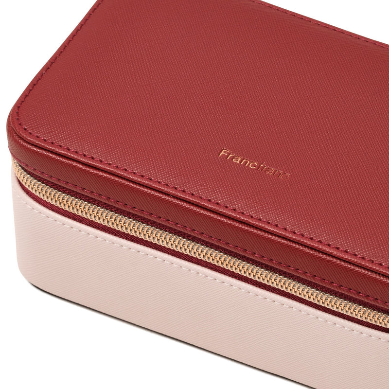 BICOLOR TRAVEL JEWELRY BOX Medium Pink