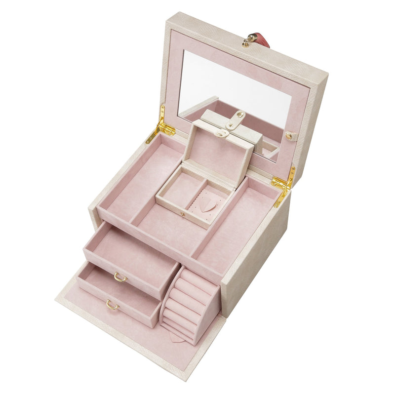 FLAVIA Jewelry Box Large Ivory