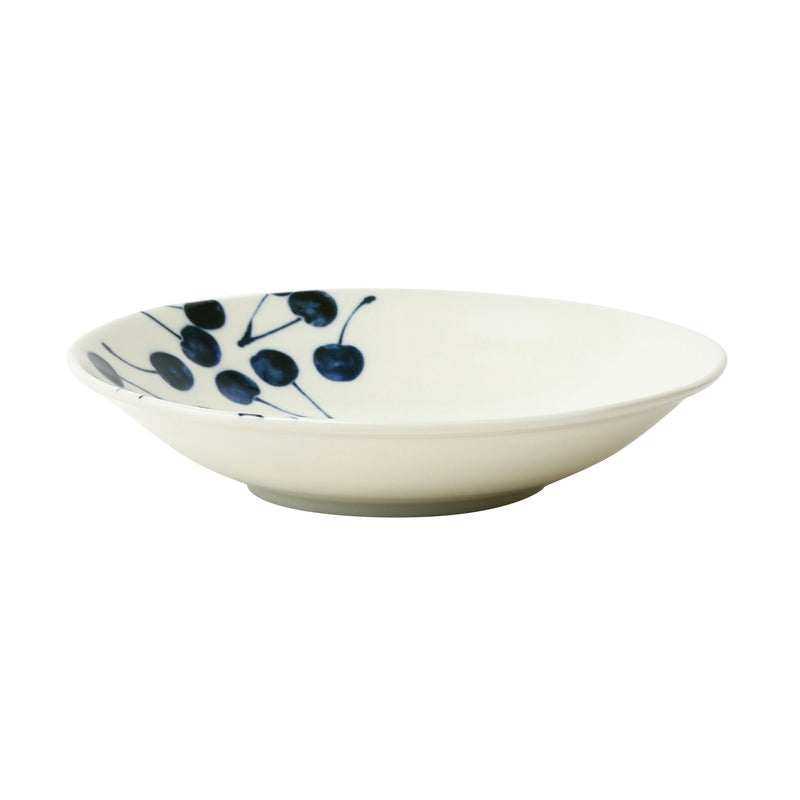 KEIRYO MINOYAKI CHERRY LARGE DEEP PLATE L