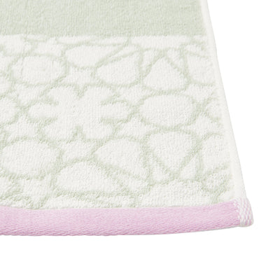 SERENO FACE TOWEL 3P SET MOSAIC LIGHT GREEN