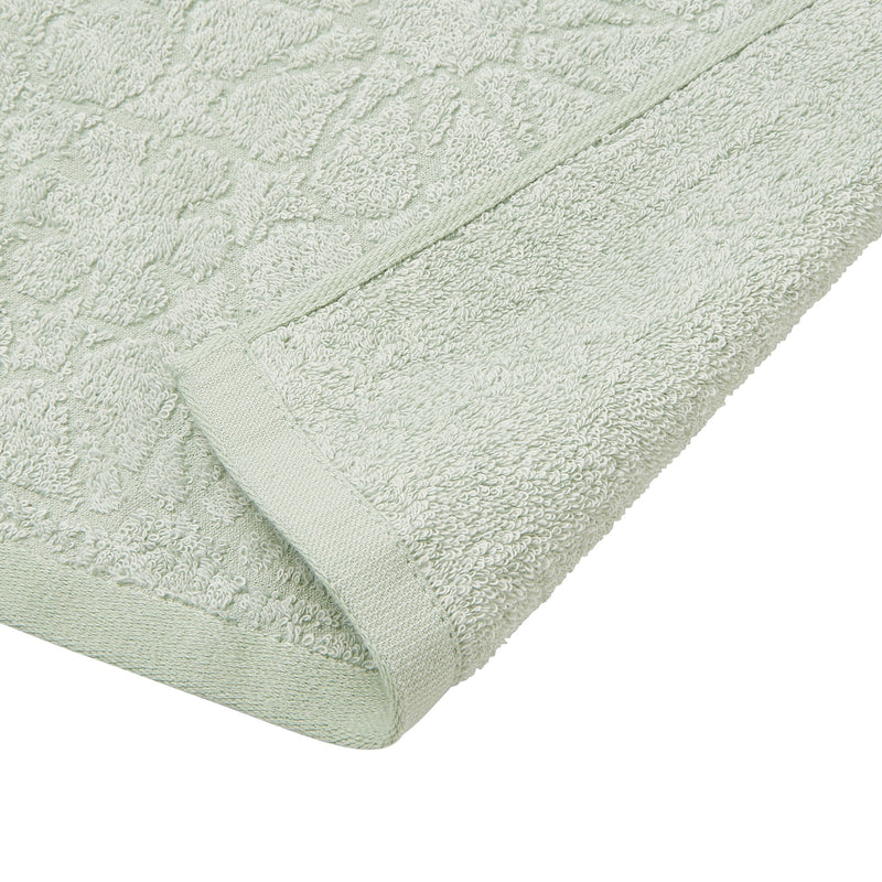 SERENO FACE TOWEL 3P SET MOSAIC LIGHT GREEN