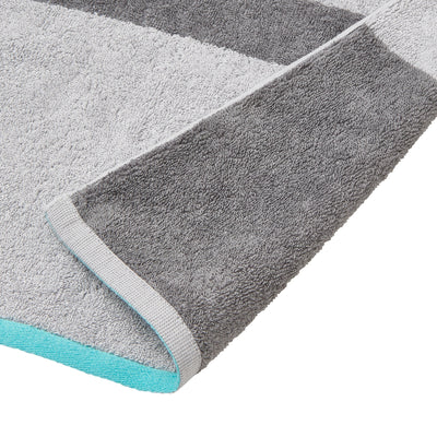 SERENO BATH TOWEL 2PSET LATTICE DARK GRAY